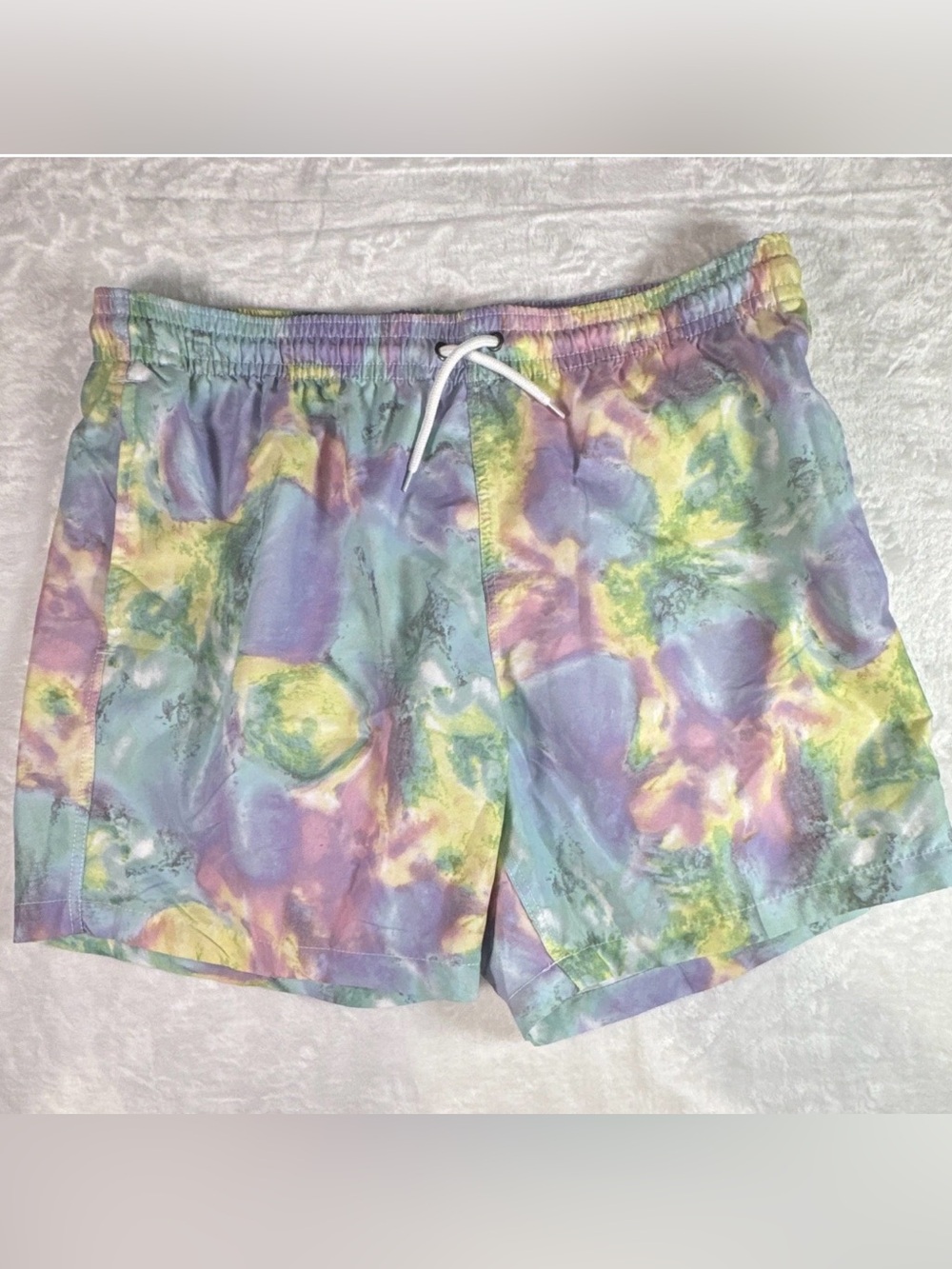 Trunks Surf & Swim Co. Pastel Tie Dye Swim Trunks Men’s XL Mesh Lined